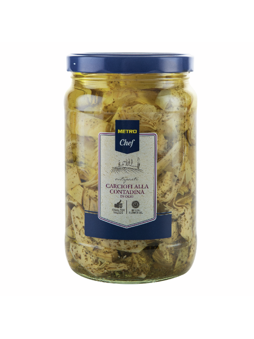 METRO Chef Артишоки четвертинки в масле, 1.6кг
