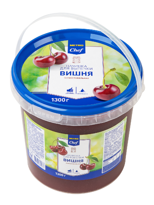 METRO Chef Начинка для выпечки Вишня, 1.3кг
