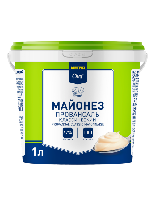 METRO Chef Майонез провансаль Классический 67%, 1л