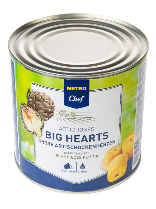 METRO Chef Артишоки Big Hearts сердцевины 30/40, 2.65л