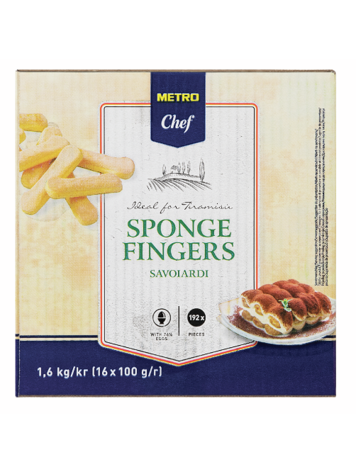 METRO Chef Печенье савоярди (16шт х 100г), 1.6кг