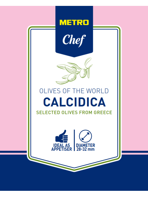 METRO Chef Оливки Calcidica Гигантские, 1.9л