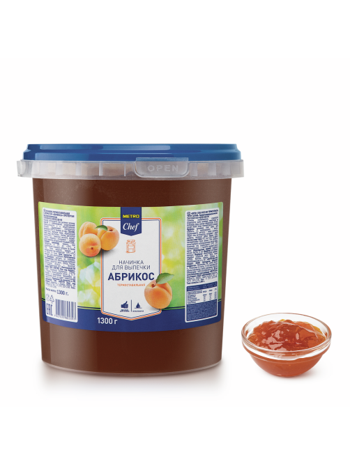METRO Chef Начинка для выпечки Абрикос, 1.3кг
