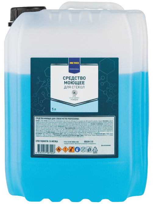 METRO PROFESSIONAL Средство моющее для стекол, 5л