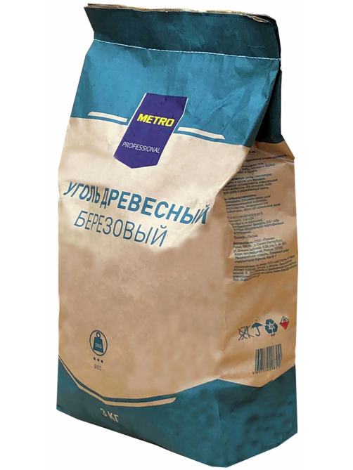 METRO PROFESSIONAL Уголь высший сорт, 3кг