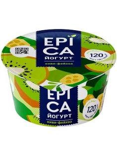 Йогурт Epica киви фейхоа 4.8%, 130г
