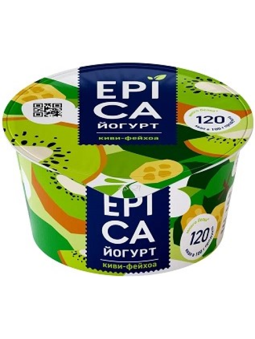 Йогурт Epica киви фейхоа 4.8%, 130г