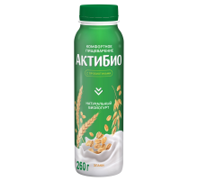 Йогурт питьевой Актибио злаки 1.6%, 260г