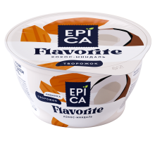 Десерт творожный Epica Favorite кокос и миндаль 8.9%, 130г