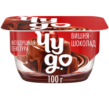 Десерт творожный Чудо двухслойный вишня с шоколадом 4.4%, 100г
