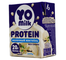 Коктейль молочный Yomilk Protein протеиновый пломбир 1.5%, 200мл