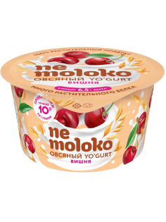 Продукт овсяный Nemoloko Yo'gurt с вишней, 130г