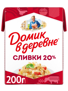 Сливки Домик в деревне 20%, 200г