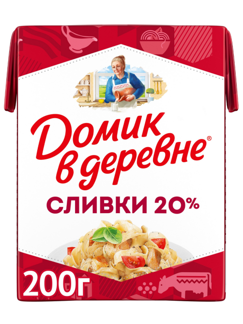Сливки Домик в деревне 20%, 200г