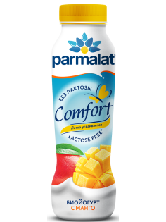 Йогурт питьевой Parmalat манго 1.5%, 290г