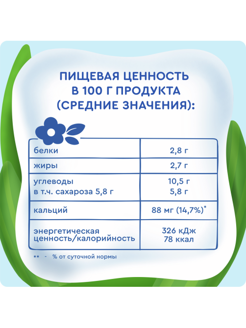 Йогурт питьевой детский Агуша Я сам Клубника и земляника 2.7% с 3 лет, 180г