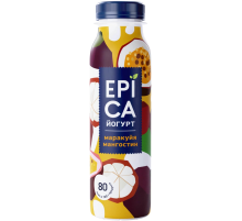 Йогурт питьевой Epica Маракуйя-мангостин 2.5%, 260г