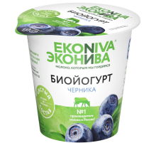 Биойогурт Эконива с черникой 2.8%, 125г