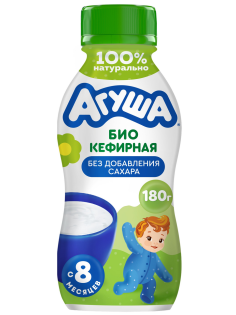 Продукт биокефирный детский Агуша 3.1% с 8 месяцев, 180г