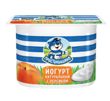 Йогурт Простоквашино персик 2.9%, 110г