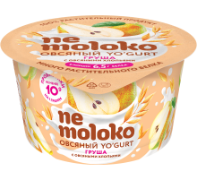 Продукт овсяный Nemoloko с грушей 5%, 130г