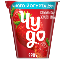 Йогурт Чудо Клубника-земляника 2%, 290г