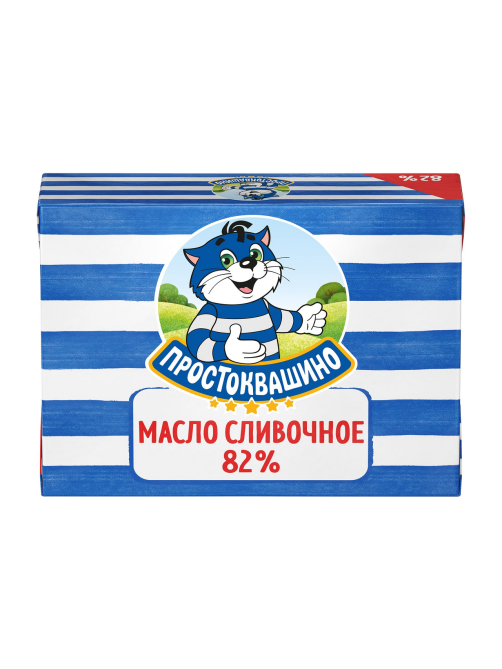 Масло сливочное Простоквашино 82%, 180г