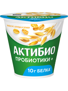Биойогурт Актибио отруби-злаки 2.9%, 220г