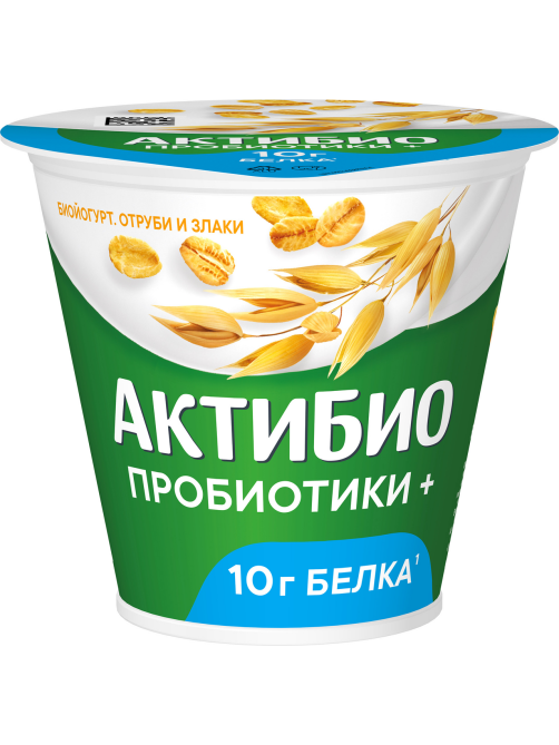 Биойогурт Актибио отруби-злаки 2.9%, 220г
