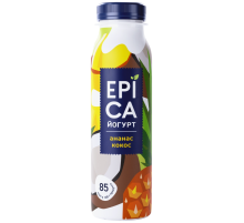 Йогурт питьевой Epica ананас-кокос 2.6%, 260г