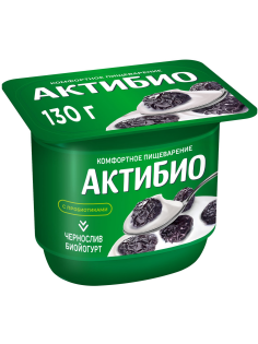 Йогурт Актибио чернослив 2.9%, 130г
