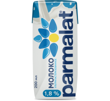 Молоко Parmalat стерилизованное 1.8%, 200мл