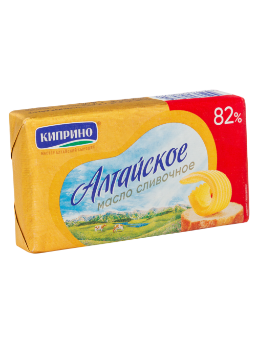 Масло сливочное Киприно Алтайское 82%, 150г