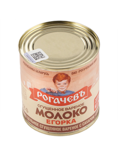 Молоко сгущенное Рогачев Егорка вареное с сахаром 8.5%, 360г
