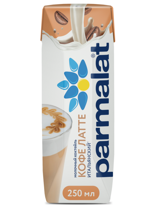 Коктейль молочный Parmalat Кофе Латте итальяно, 250г