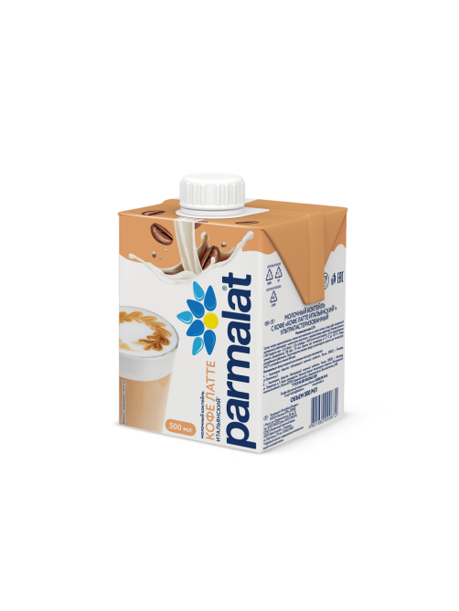 Коктейль молочный Parmalat Кофе Латте итальяно-молочный 2.3%, 500мл