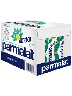 Молоко Parmalat Диеталат ультрапастеризованное 0.5%, 1л x 12 шт