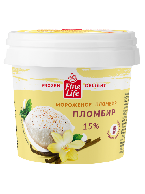 Fine Life Мороженое пломбир, 75г