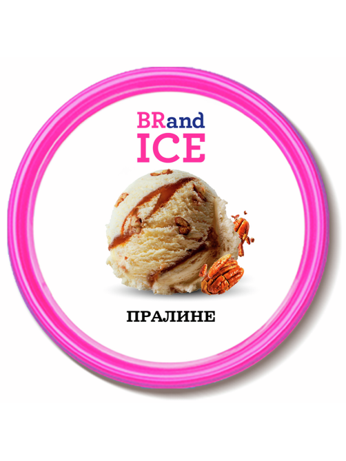 Мороженое Brandice Пралине сливочное ваниль-орех пекан-пралине, 500г