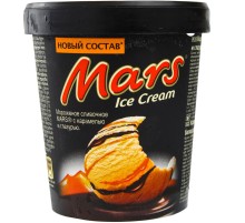 Мороженое сливочное Mars с карамелью и глазурью, 300г
