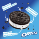 Мороженое сливочное Oreo с кусочками печенья на печенье, 76г