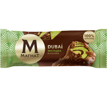 Мороженое эскимо Магнат Dubai фисташка-катаифи в шоколаде, 63г
