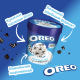 Мороженое сливочное Oreo с кусочками печенья, 263г