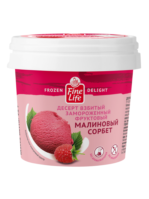 Fine Life Сорбет малиновый, 75г