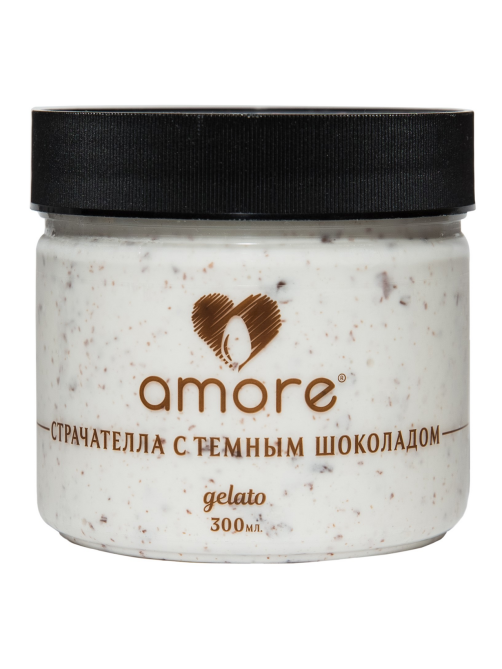 Мороженое молочное Amore Страчателла с темным шоколадом, 250г