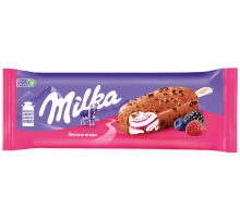 Мороженое сливочное Milka Лесные ягоды эскимо, 64г