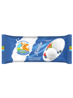 Мороженое пломбир Коровка из Кореновки Ванильное, 400г