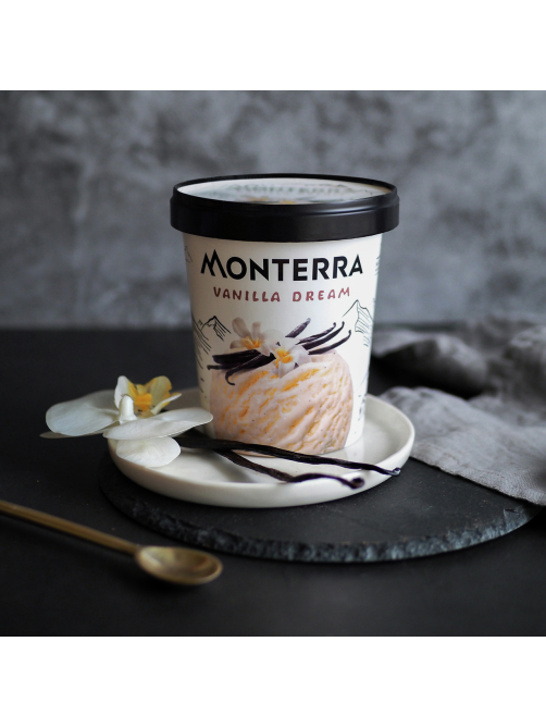 Мороженое пломбир Monterra Ванильное, 252г