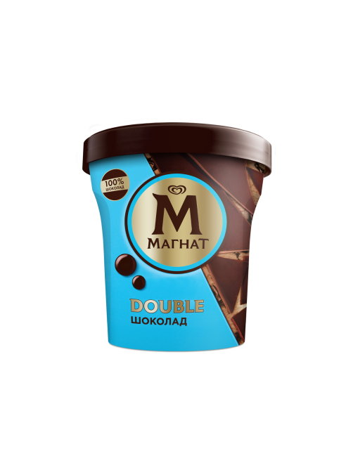Мороженое сливочное Магнат Double Шоколадное, 310г