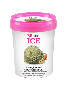 Мороженое Brandice сливочное миндально-фисташковое, 500г